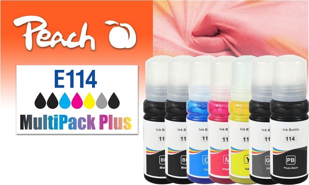 Peach Tinte Epson CISS 114 MultiPack+ CMYGFBK2x BK