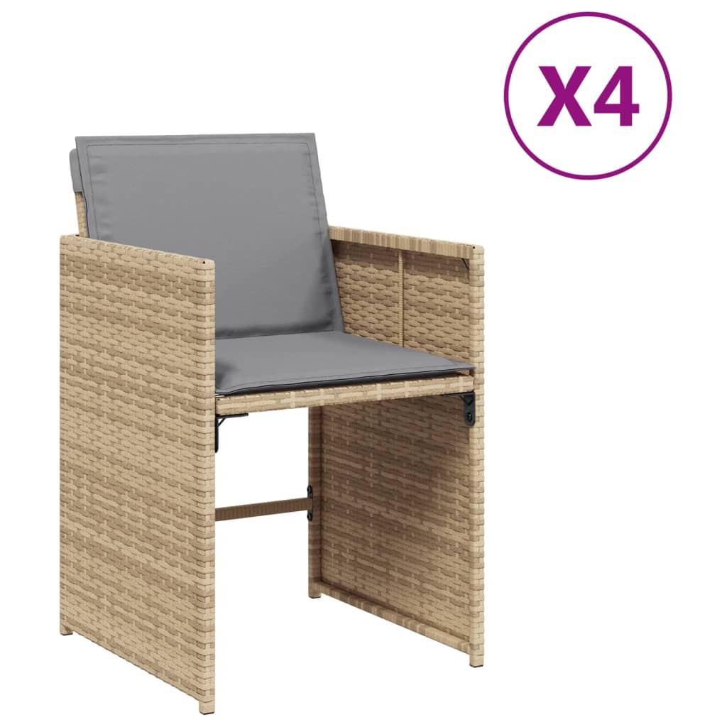 VidaXL Gartenstuhl poly-rattan