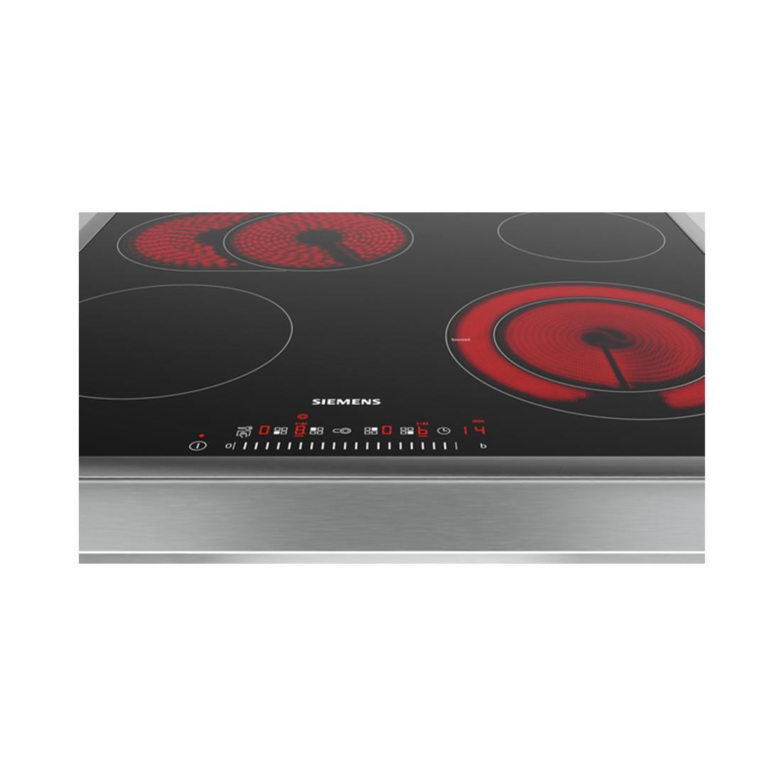 Siemens Glaskeramik Kochstellen 60 cm Facetten design ET645FNP1C