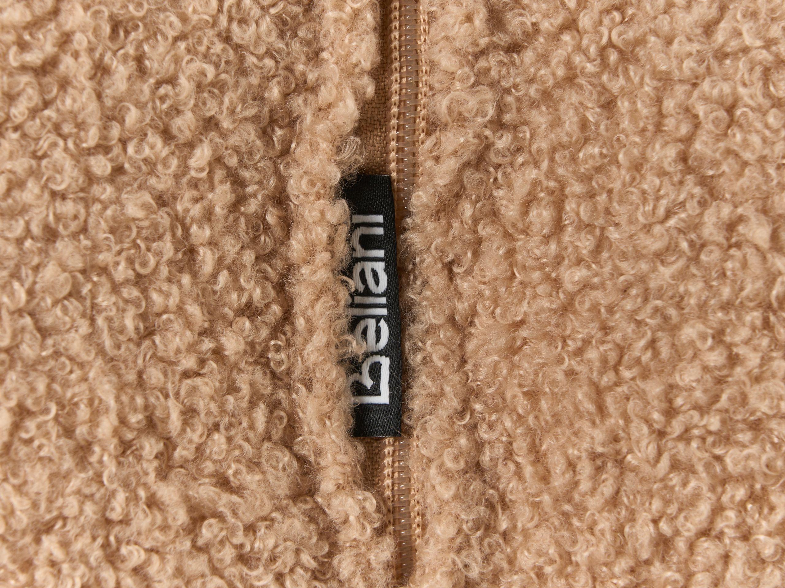 Beliani Pouf aus Bouclé Modern BEAUFORT