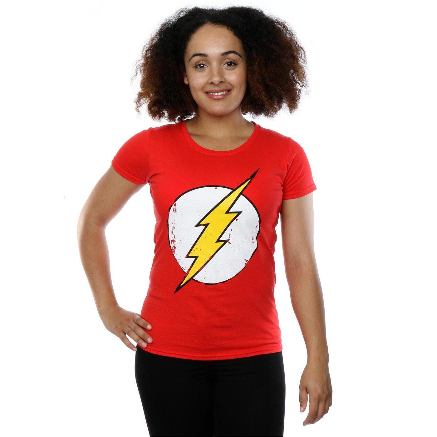 DC COMICS The Flash Distressed Logo T-Shirt