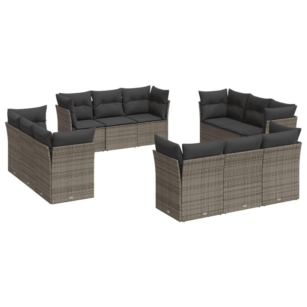 VidaXL Garten sofagarnitur poly-rattan
