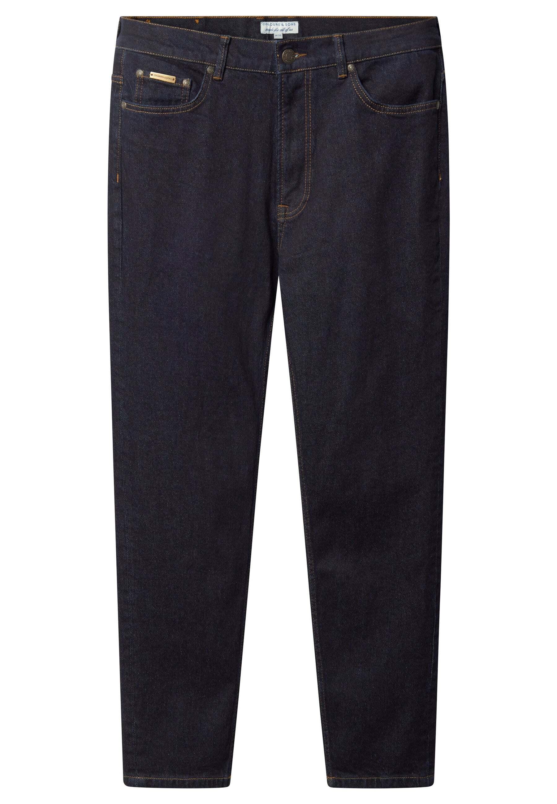 Colours & Sons Denim Cropped Tapered Fit Jeans