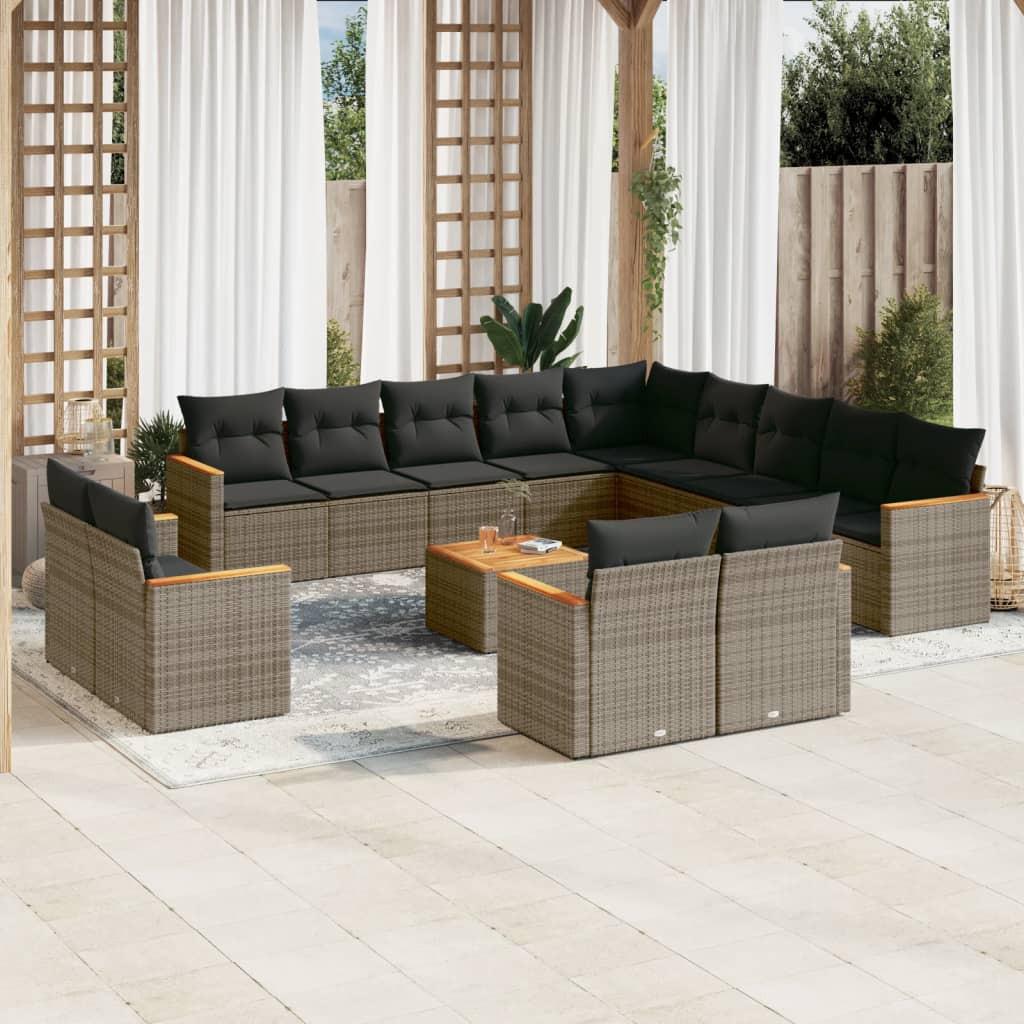 VidaXL Garten sofagarnitur poly-rattan
