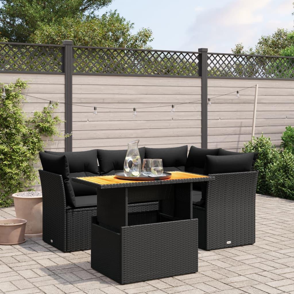 VidaXL Garten sofagarnitur poly-rattan