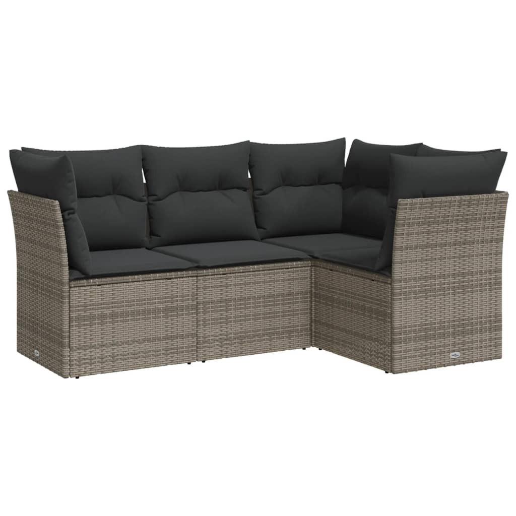 VidaXL Garten sofagarnitur poly-rattan