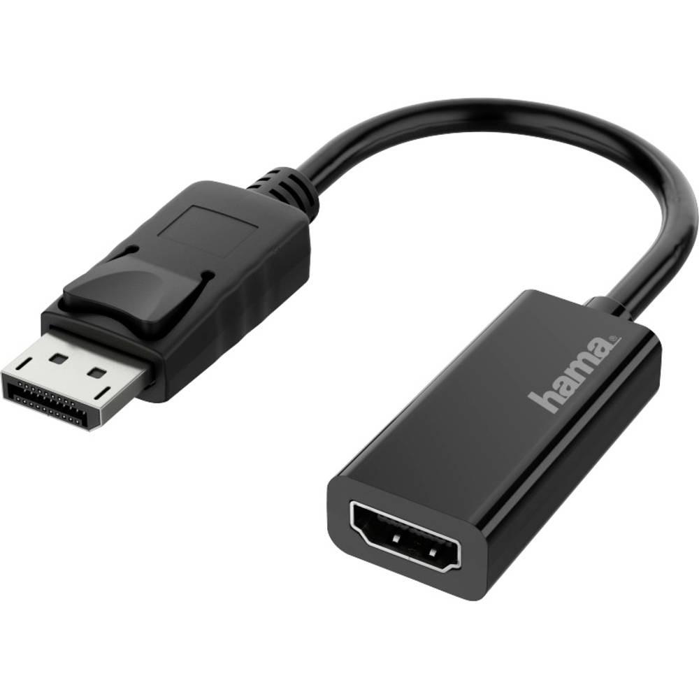 hama Video-Adapter, DisplayPort-Stecker - HDMI-Buchse, Ultra-HD 4K