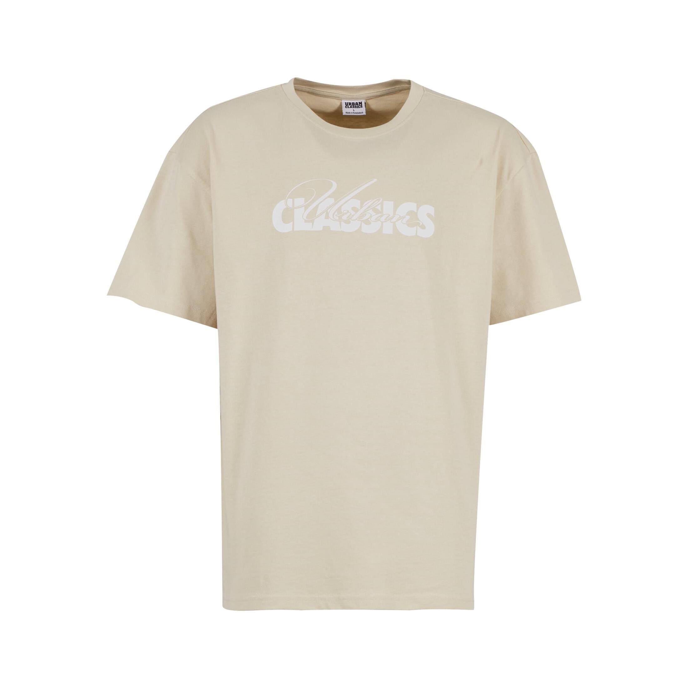 URBAN CLASSICS Oversized Cursive Bold Logo Heavy T-Shirt