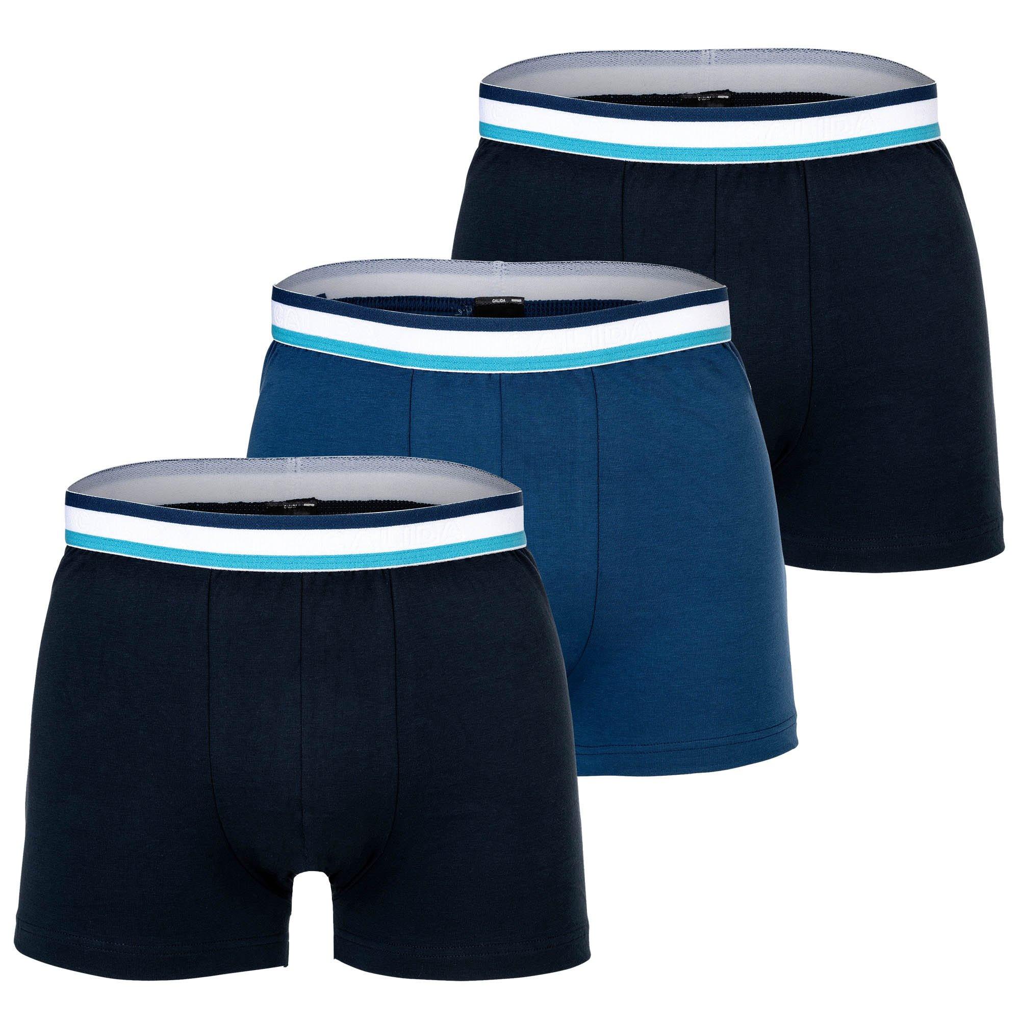 CALIDA Boxershort 3er Pack Figurbetont-New Boxer Natural Benefit 3P