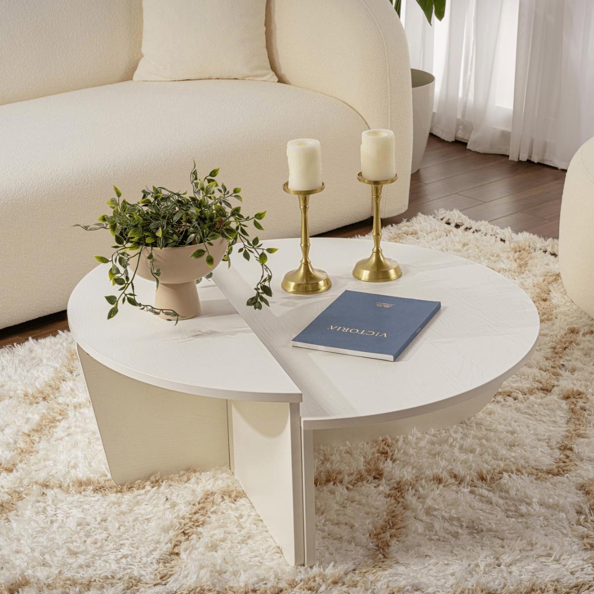 Calicosy Set von 2 Couchtischen ORION