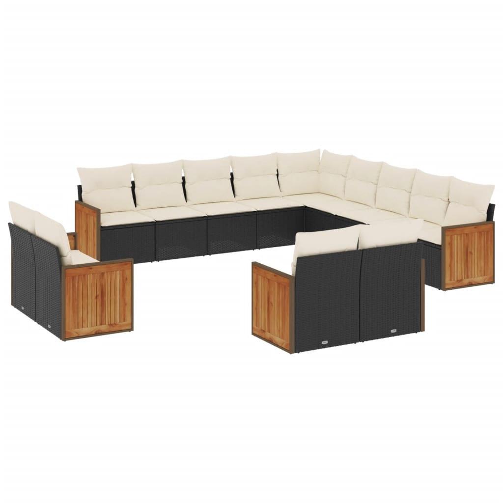 VidaXL Garten sofagarnitur poly-rattan