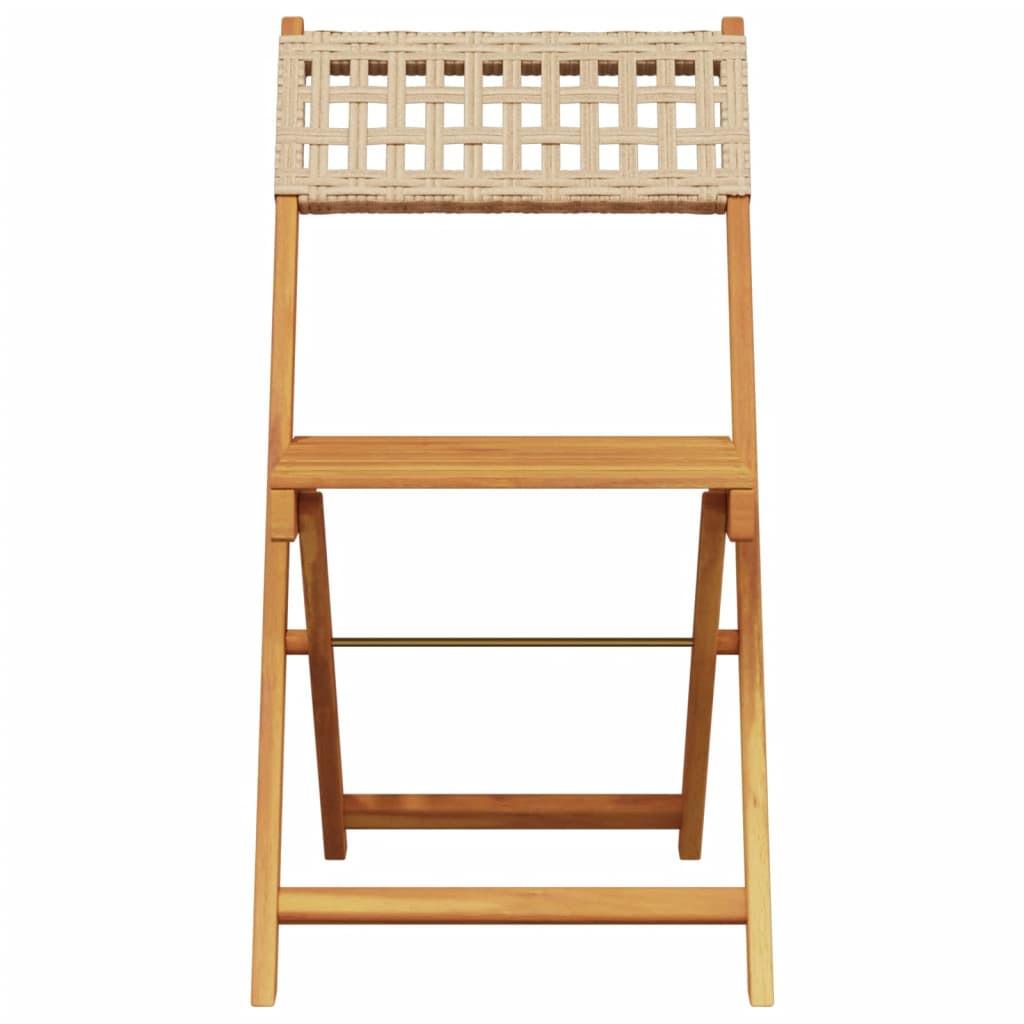 VidaXL Bistro set akazienholz
