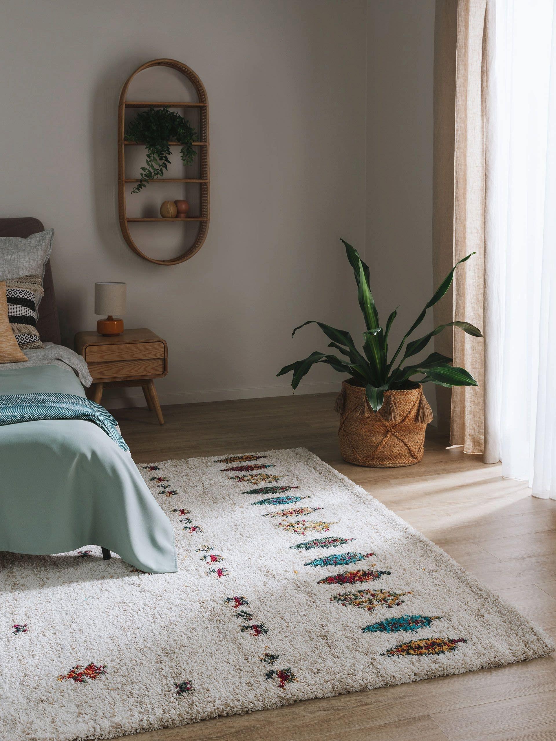 Benuta Hochflorteppich Gobi Beige