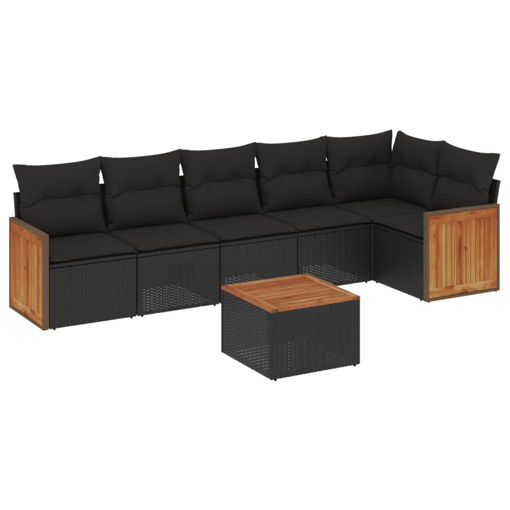 VidaXL Garten sofagarnitur poly-rattan