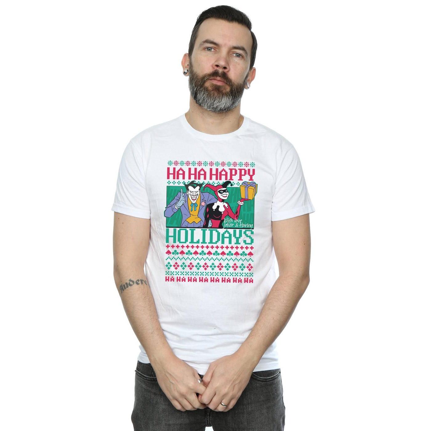 DC COMICS Ha Ha Happy Holidays T-Shirt