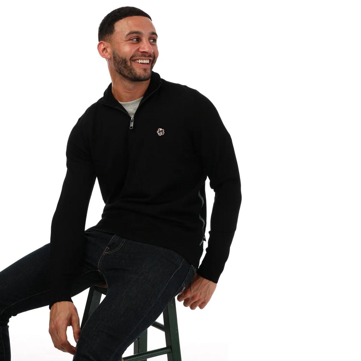 TED BAKER Tooting Sweatshirt mit halbem Reißverschluss