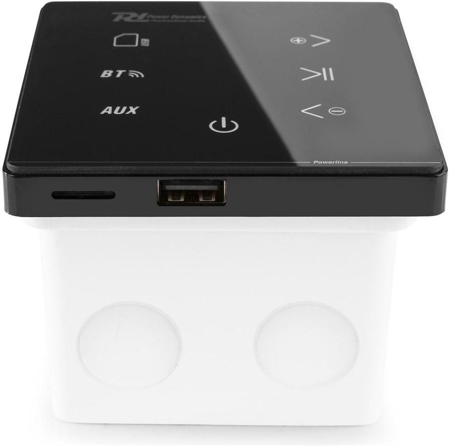 Power Dynamics Verstärker Pro Powerline A100B 4x 20W, Schwarz