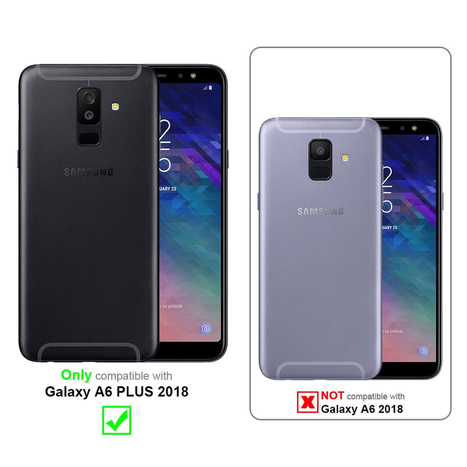 Cadorabo Hülle für Samsung Galaxy A6 PLUS 2018 Zweifarbig