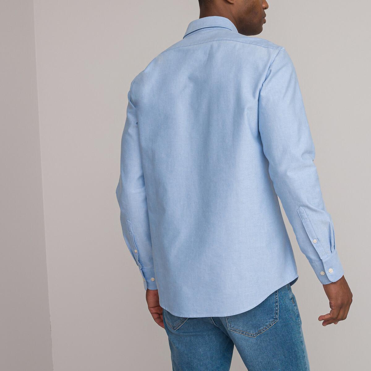 La Redoute Collections Oxford Straight Fit Button-Down Kragen Hemd
