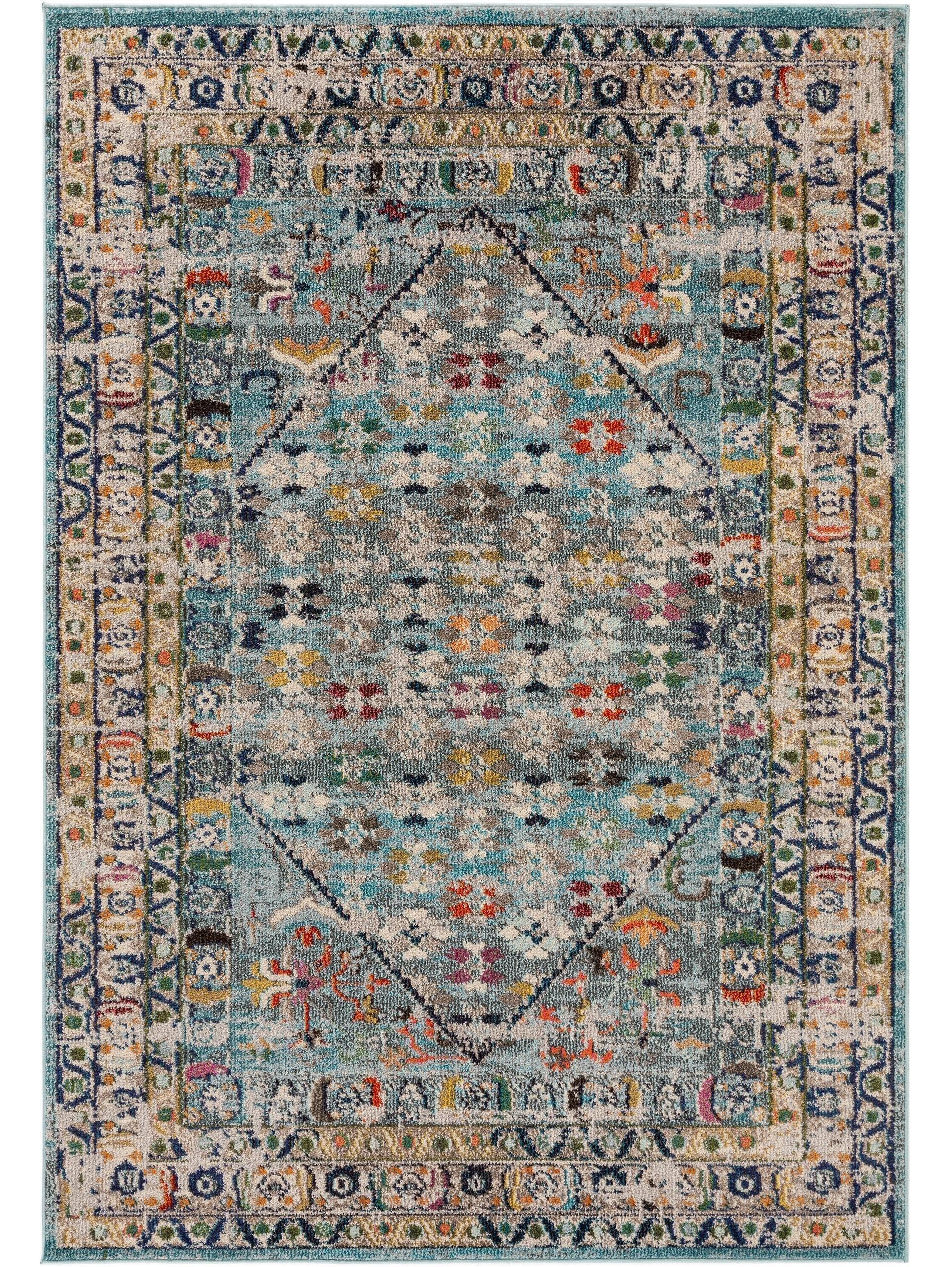 Benuta Teppich Casa Blau