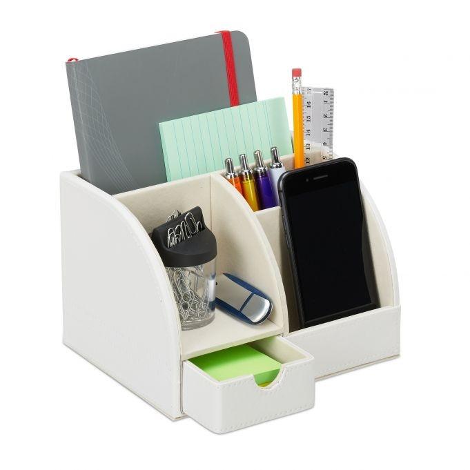 B2X Schreibtischorganizer aus Kunstleder