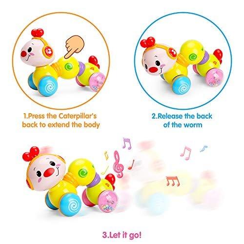 Activity-board Babyspielzeug, Kleinkind Musical Crawling Caterpillar Toy