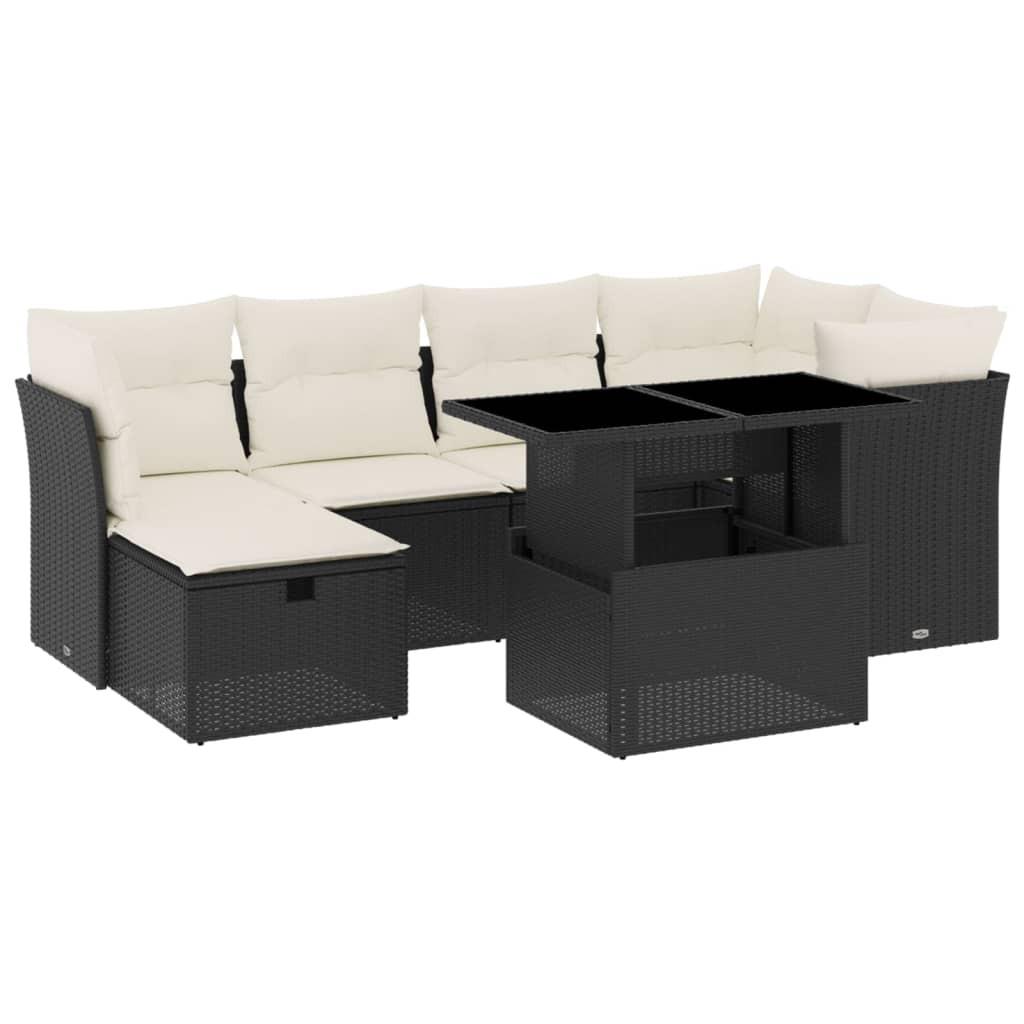 VidaXL Garten sofagarnitur poly-rattan