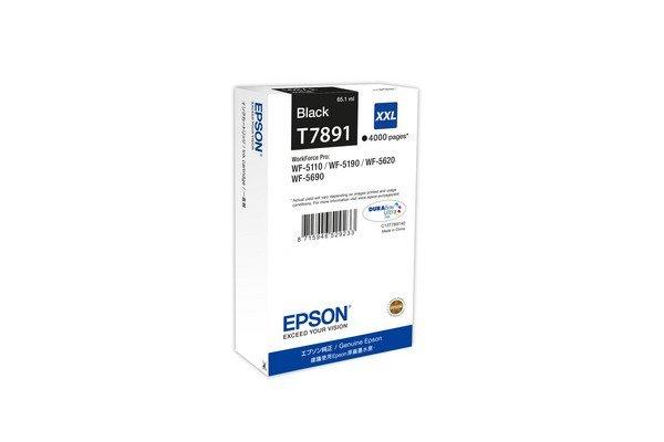 EPSON EPSON Tintenpatrone XXL schwarz T789140 WF 5110/5620 4000 Seiten