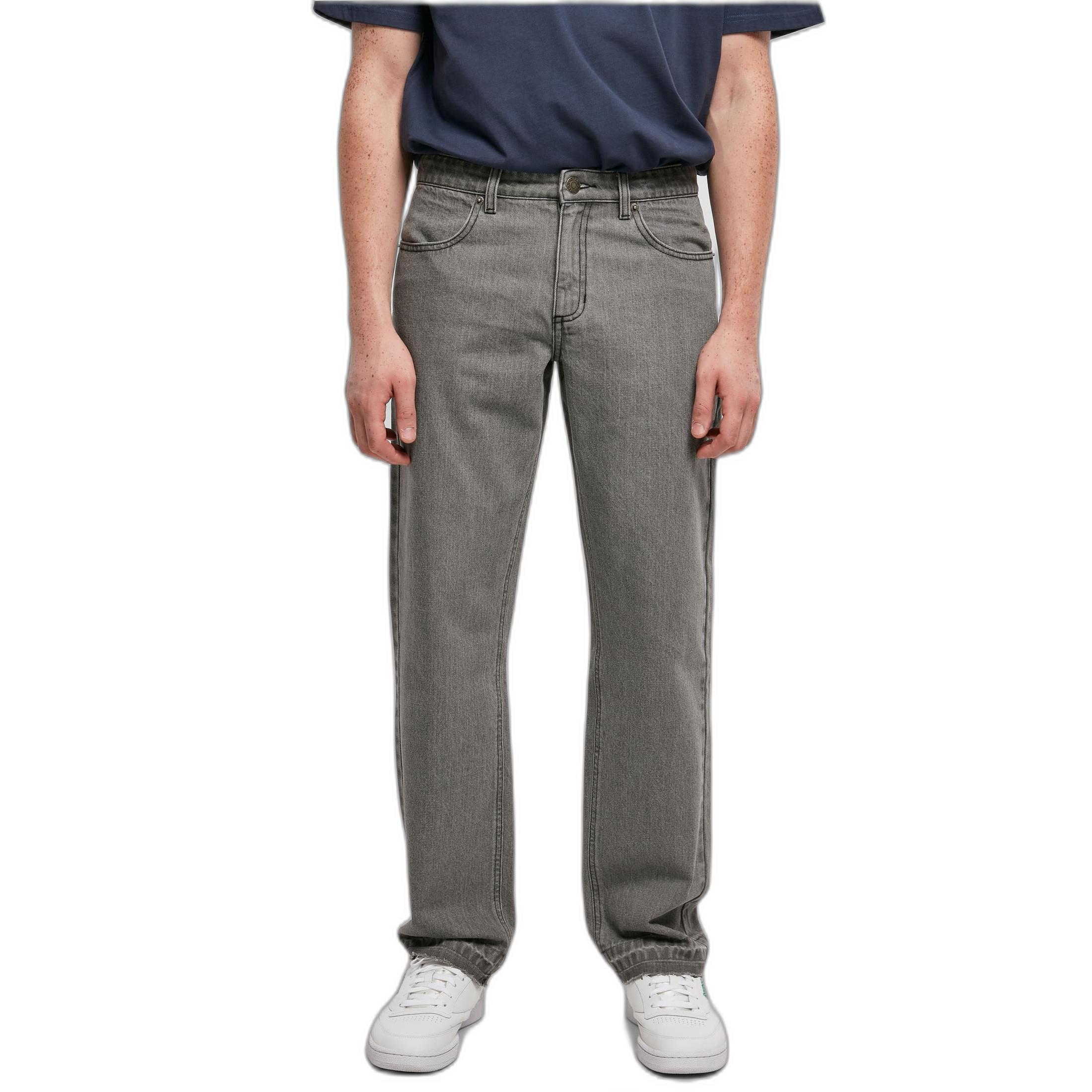 URBAN CLASSICS Open Edge Lockerer Schnitt Jeans