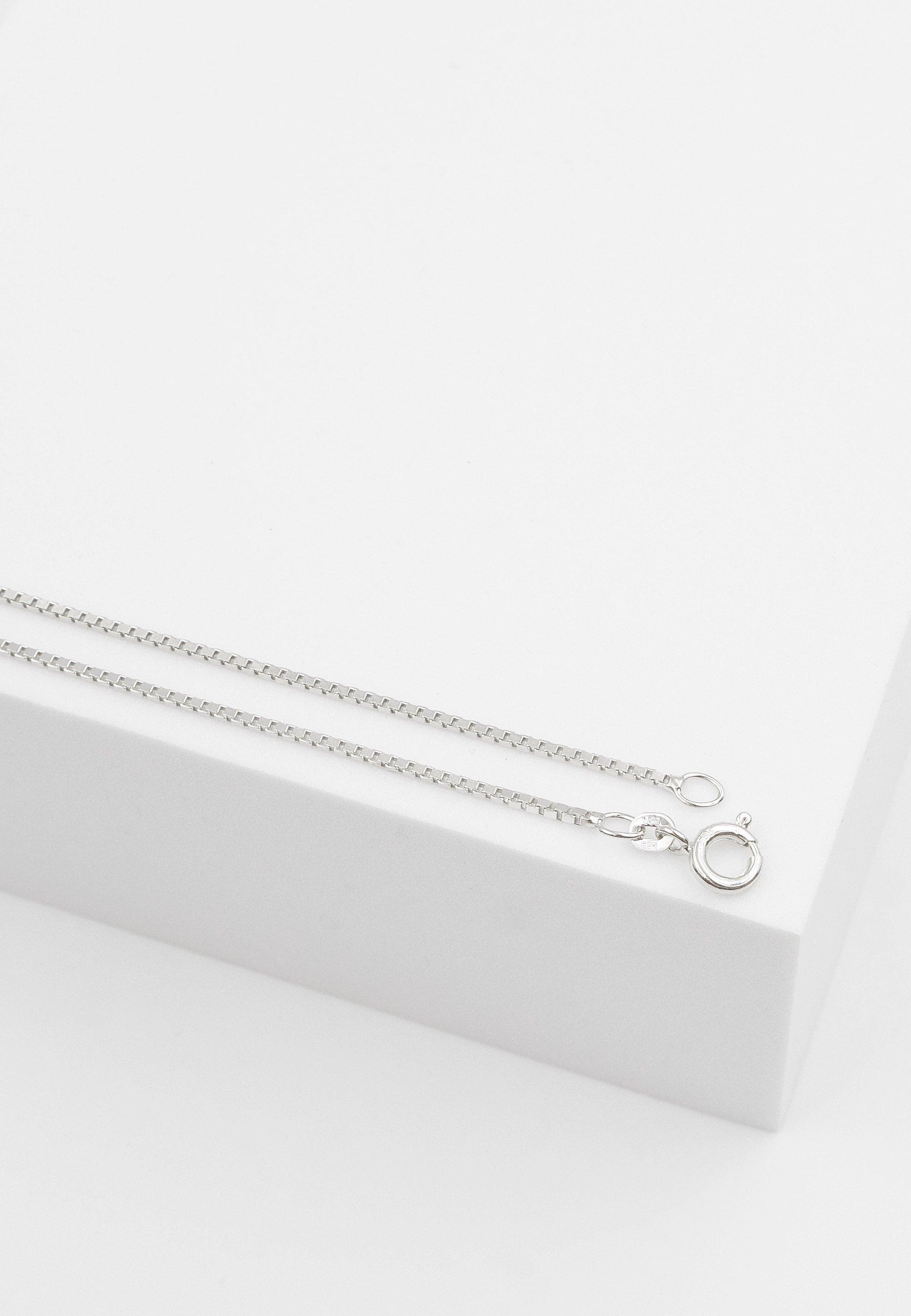 MUAU Schmuck Collier Venezianer Weissgold 585, 1.1mm, 42cm