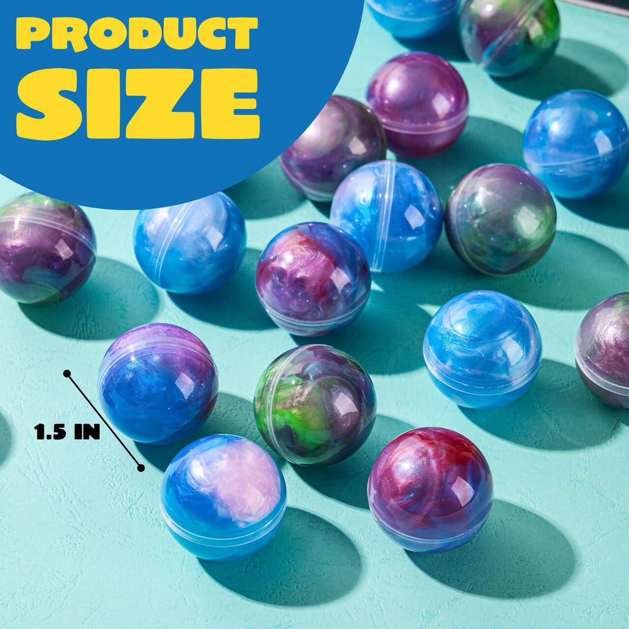 Activity-board 24er Pack Galaxy Slime Ball Partybevorzugungen - flauschig, nicht klebrig, fleckenfrei, stressabbauend, Schleimkits