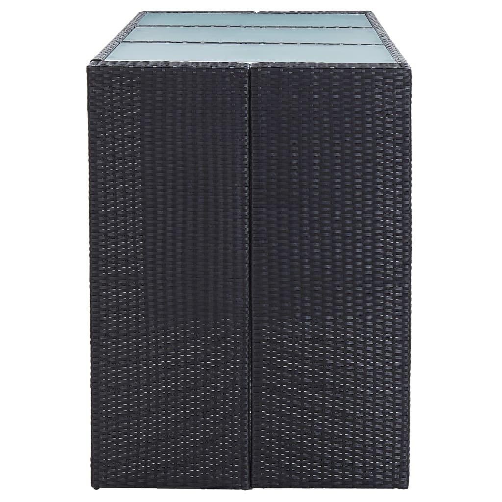 VidaXL Gartenbar-set poly-rattan