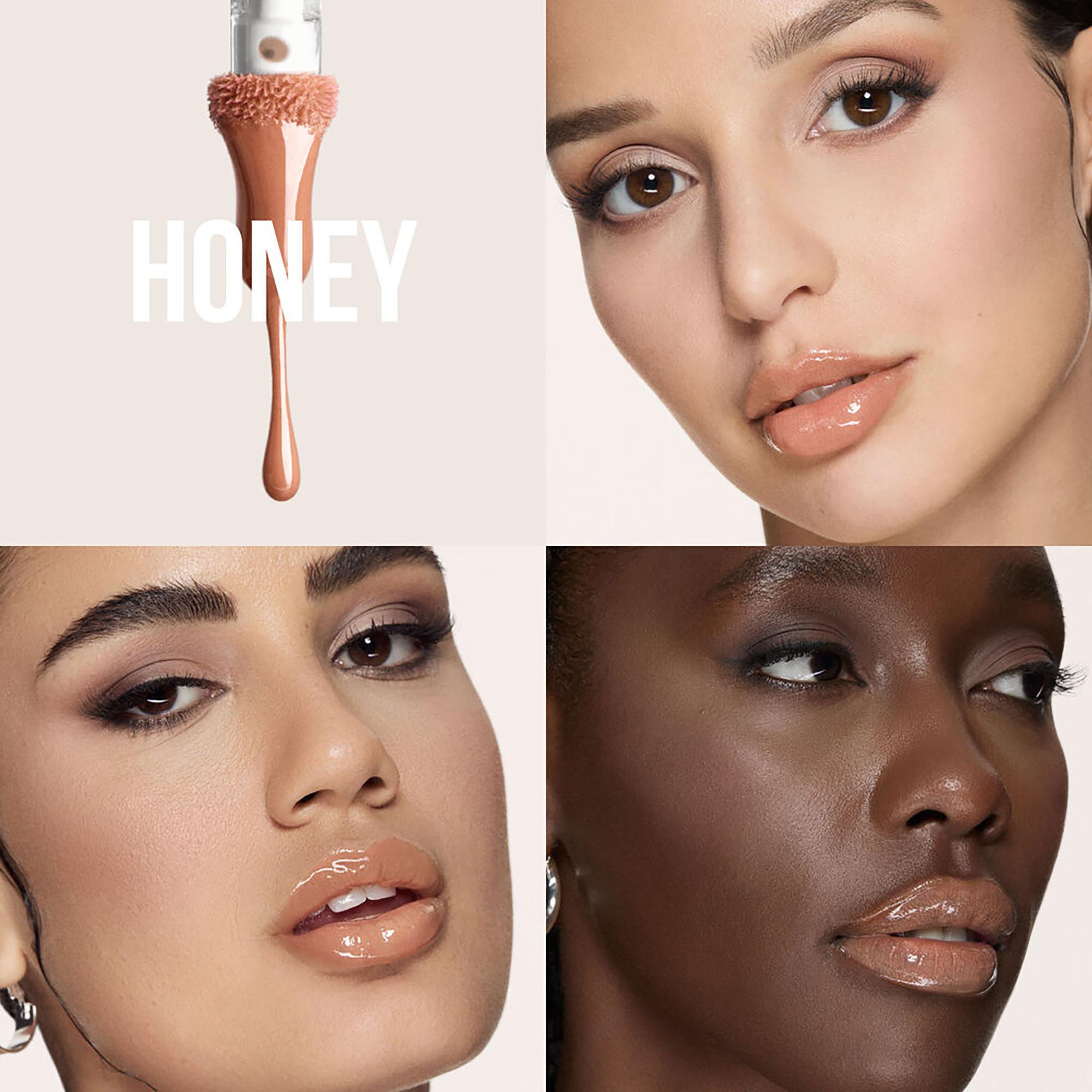 Huda Beauty FAUX FILLER LIP GLOSS FOXY Faux Filler - Hochglänzender Lipgloss
