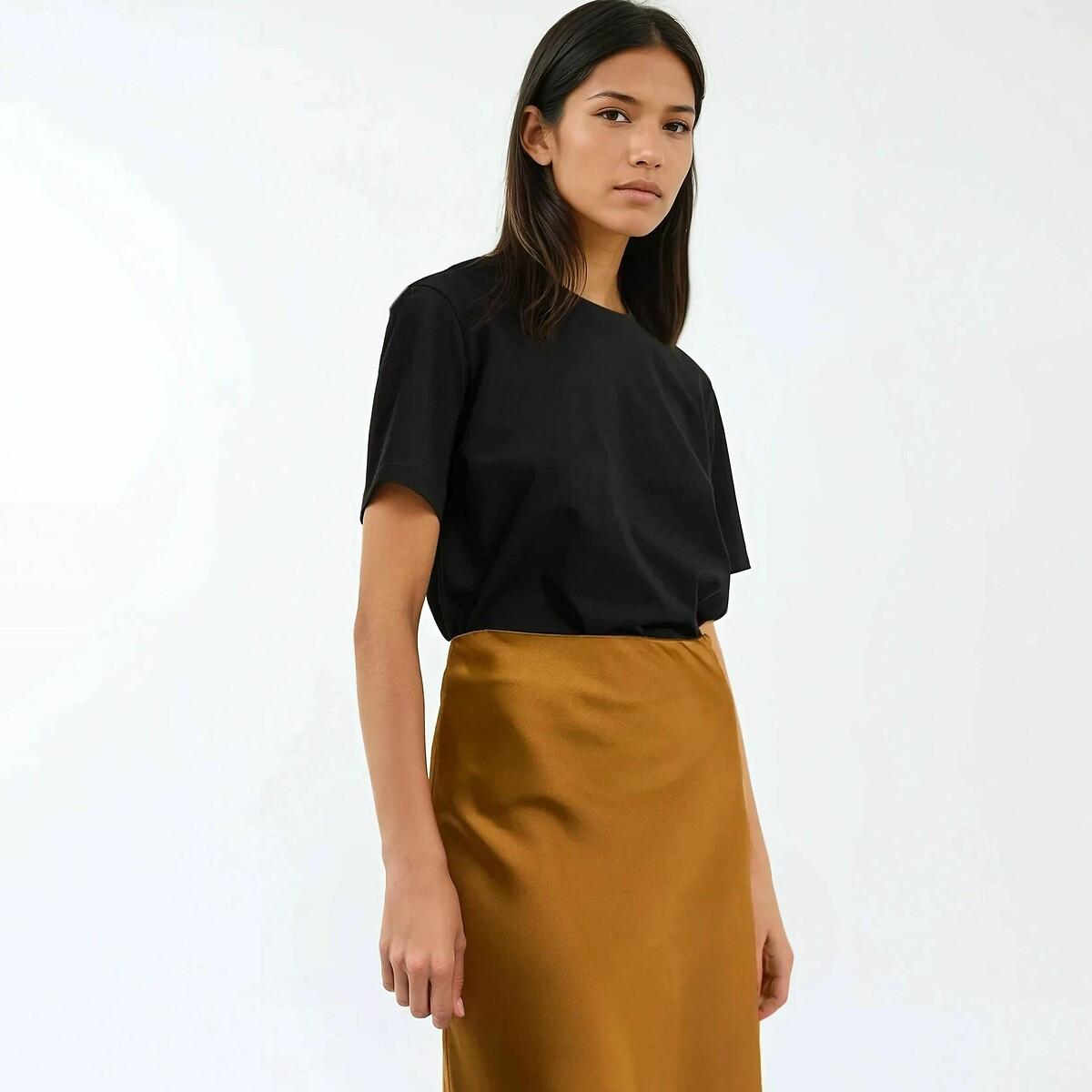 La Redoute Collections Rundhals Kurzarm T-Shirt