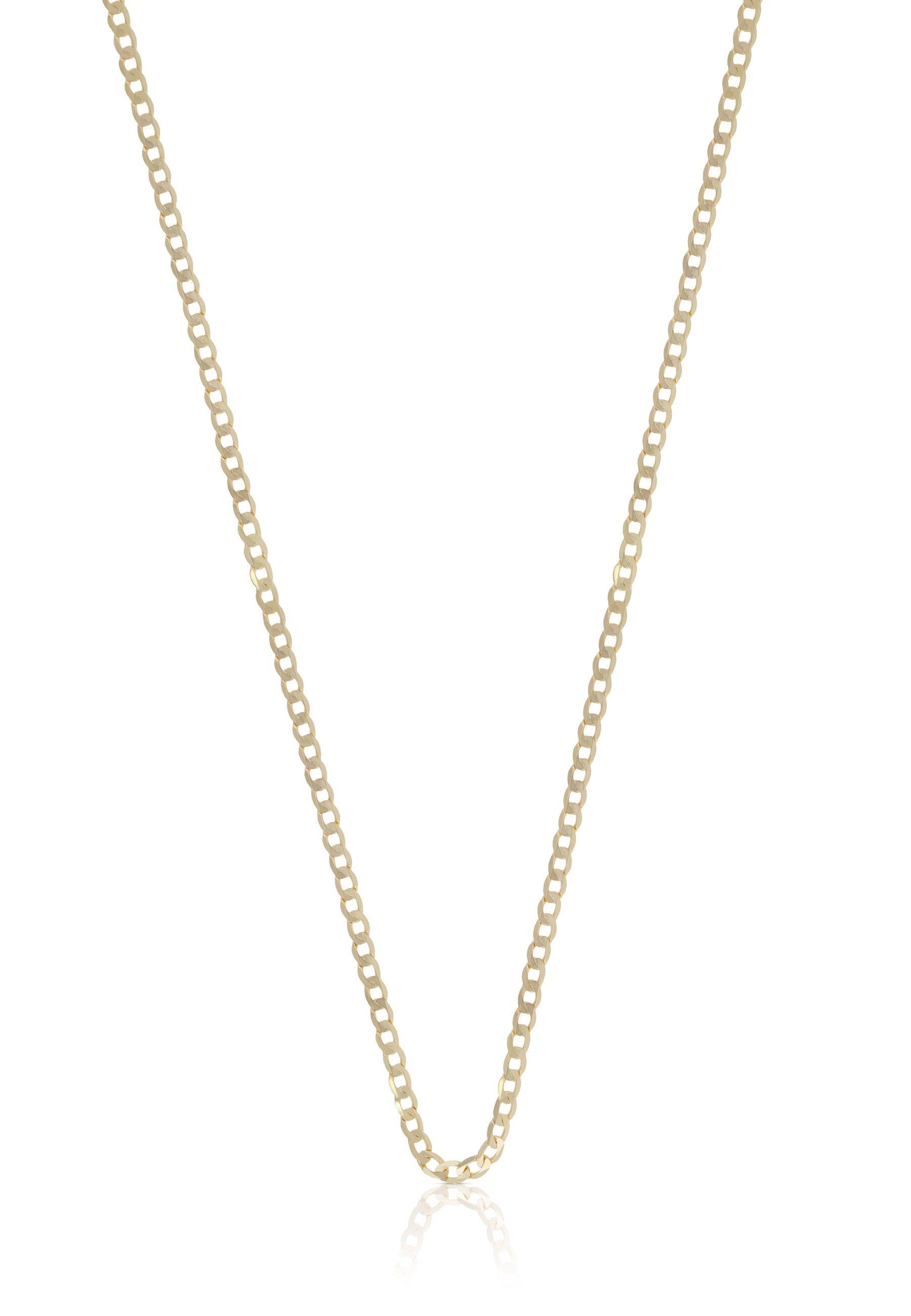 MUAU Schmuck Collier Panzer Gelbgold 750, 1.9mm, 38cm