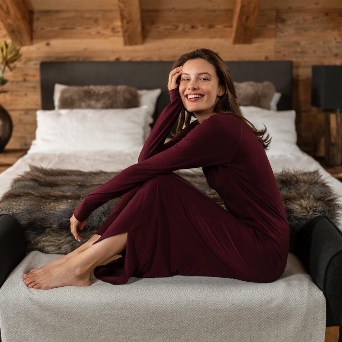 Dagsmejan STAY WARM SLEEP DRESS LONG WOMEN