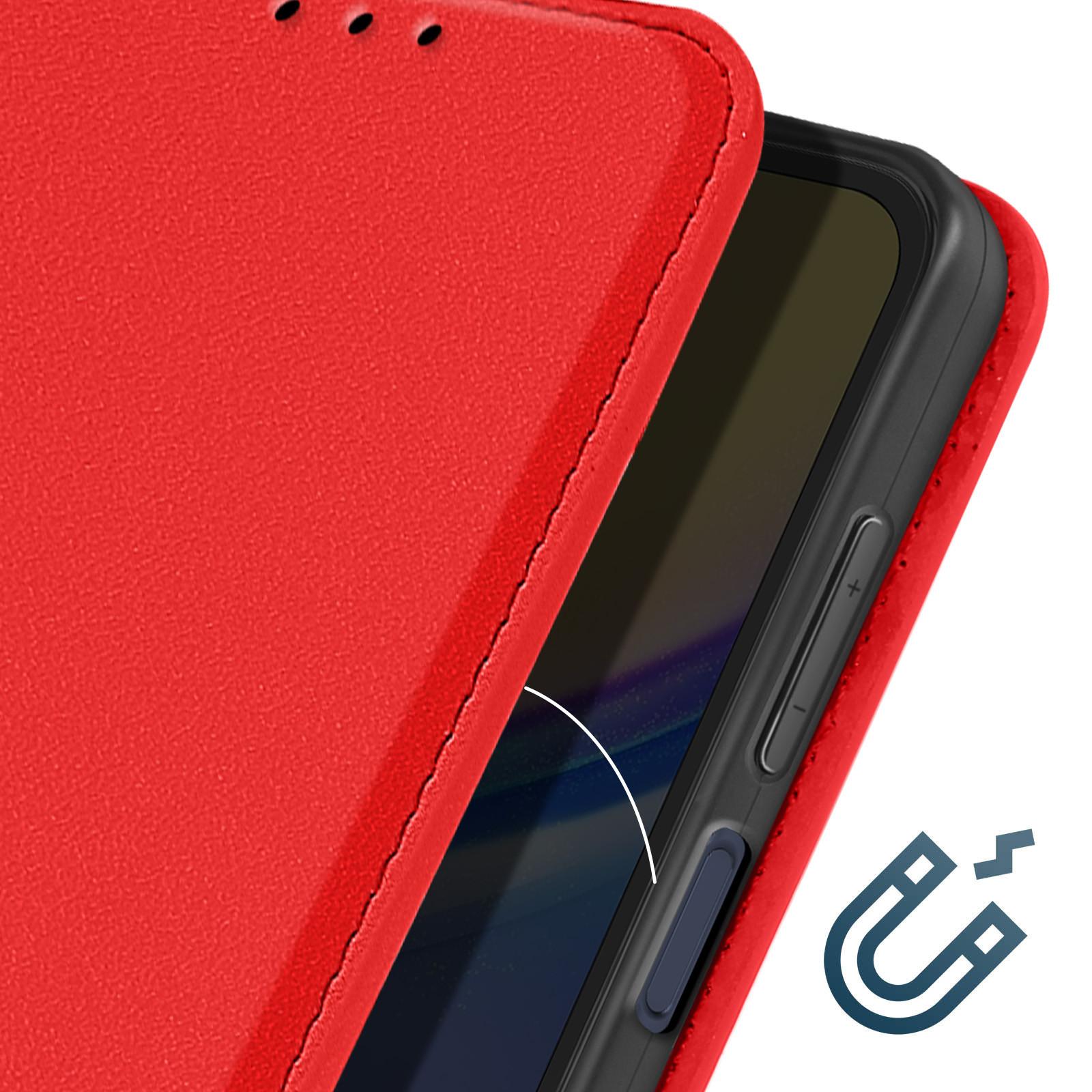 Avizar Classic Cover Samsung Galaxy A15 Rot