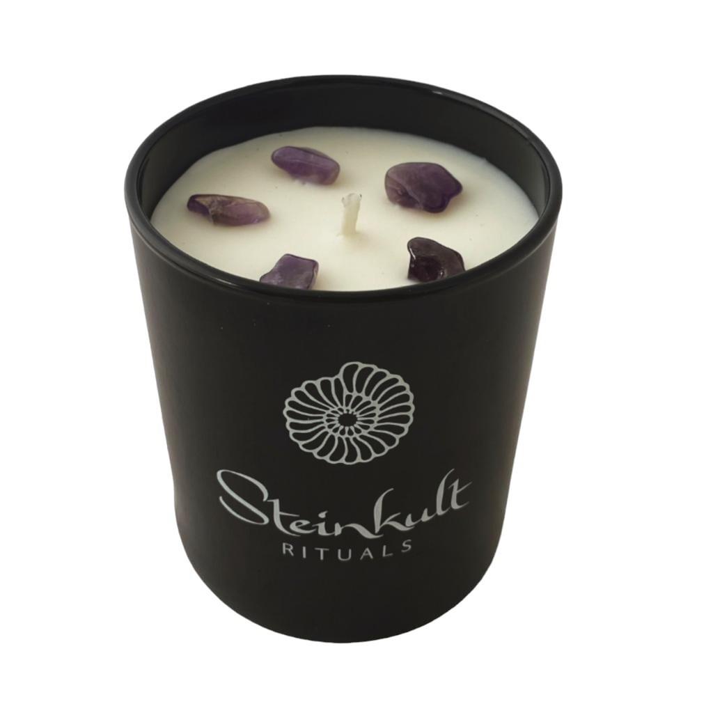 Steinkult Duftkerze AMETHYST & LAVENDEL SERENITY