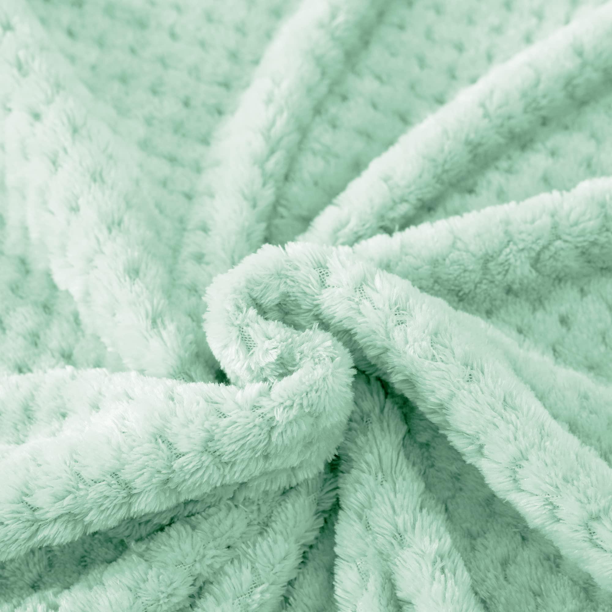 Alopini Kuscheldecke Superweiche und warme Fleecedecke für Sofa, Couch und Bett mit Waffelmuster, kuschelige & gemütliche Decke