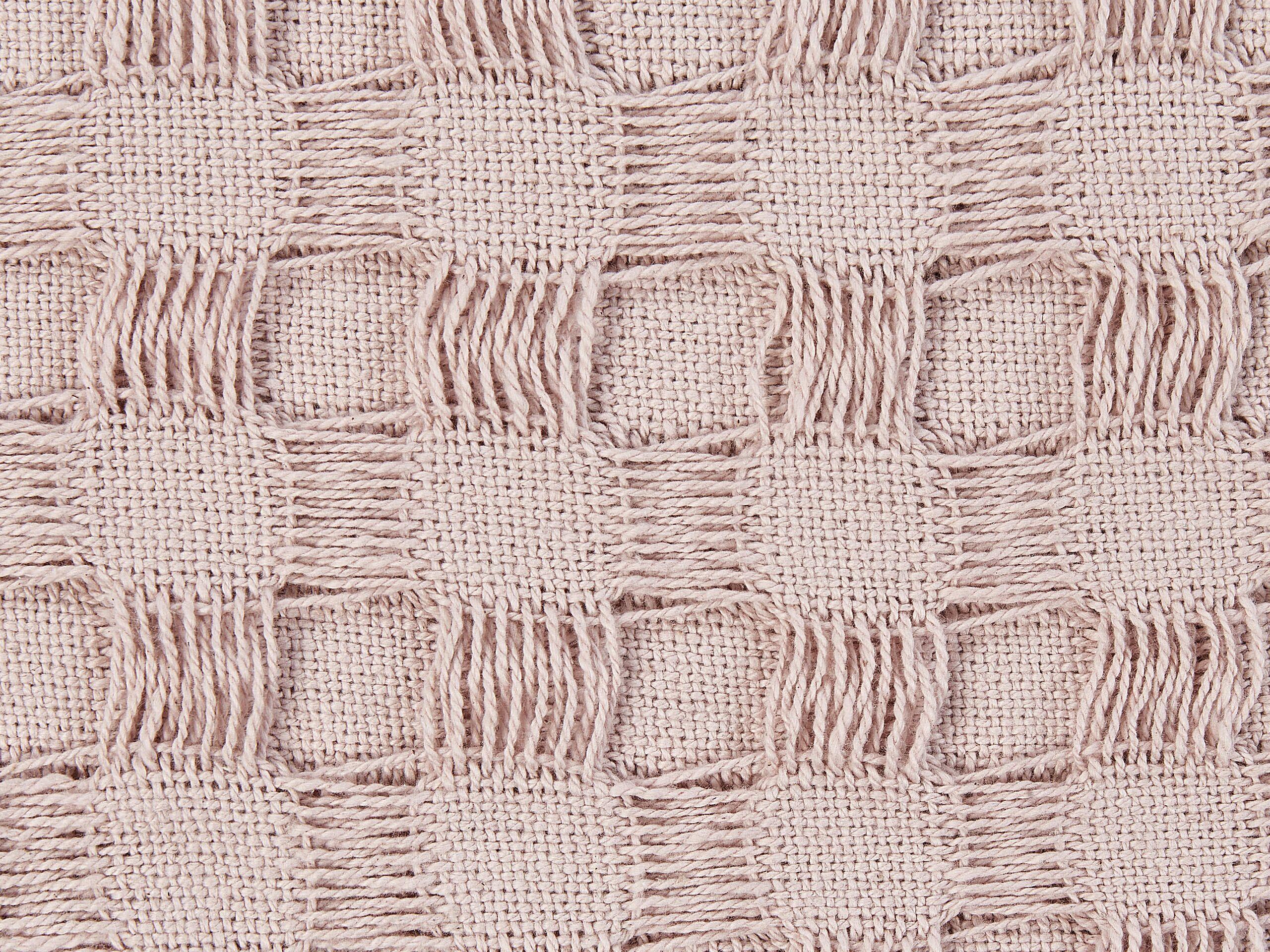 Beliani Tagesdecke aus Baumwolle BERE