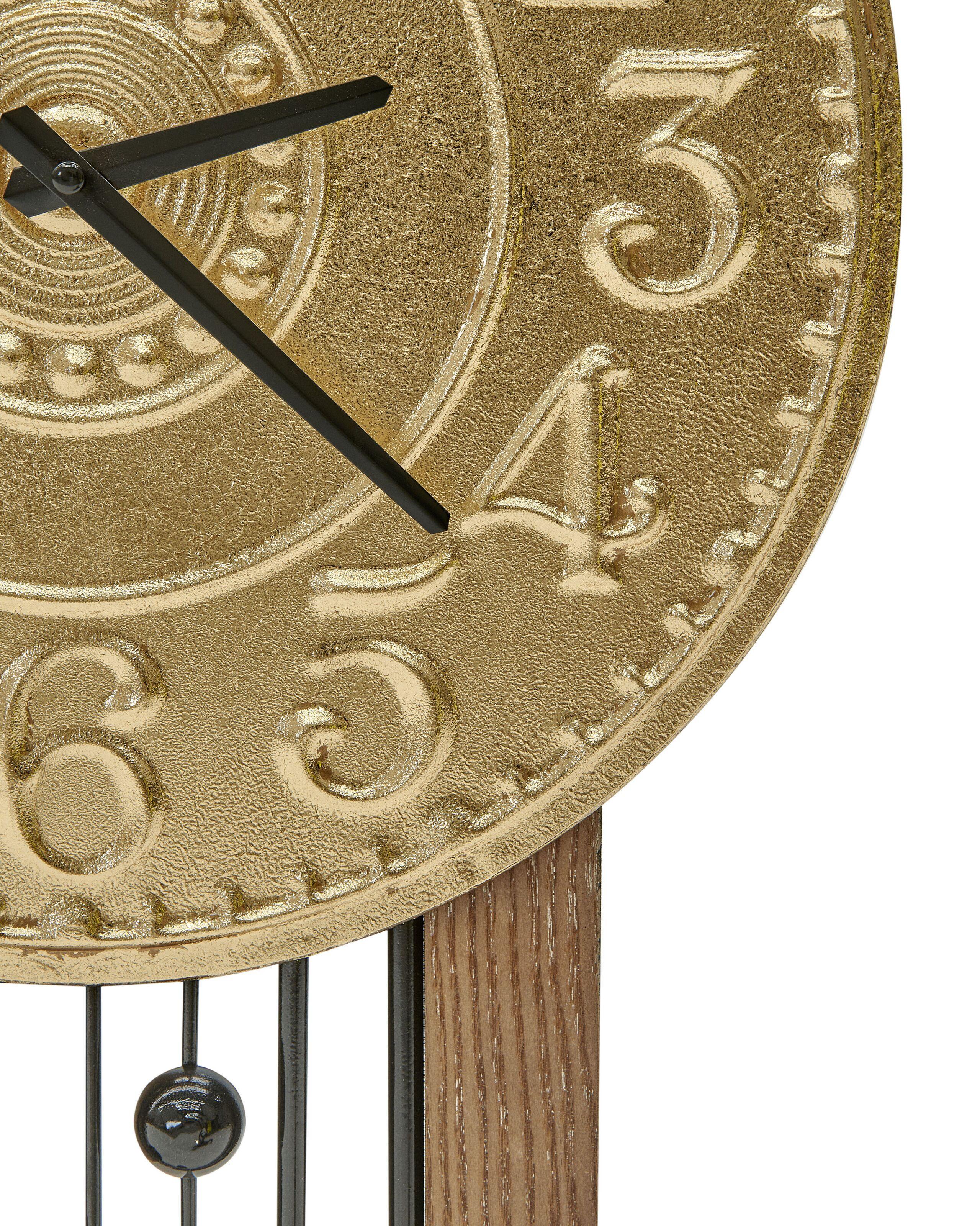 Beliani Wanduhr aus Eisen Retro NOBELIUM