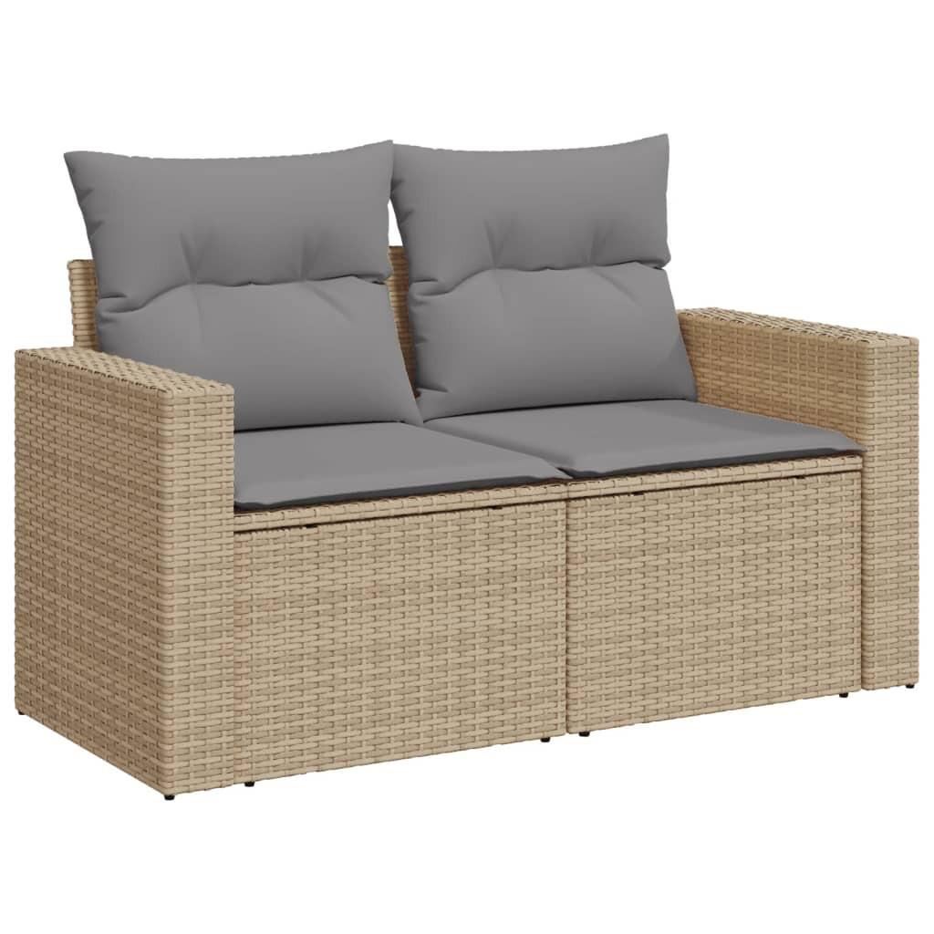VidaXL Garten sofagarnitur poly-rattan