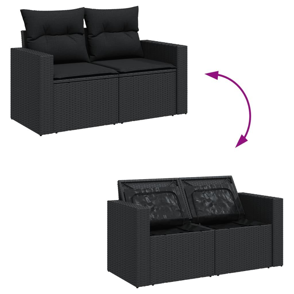 VidaXL Garten sofagarnitur poly-rattan