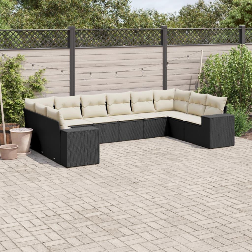 VidaXL Garten sofagarnitur poly-rattan