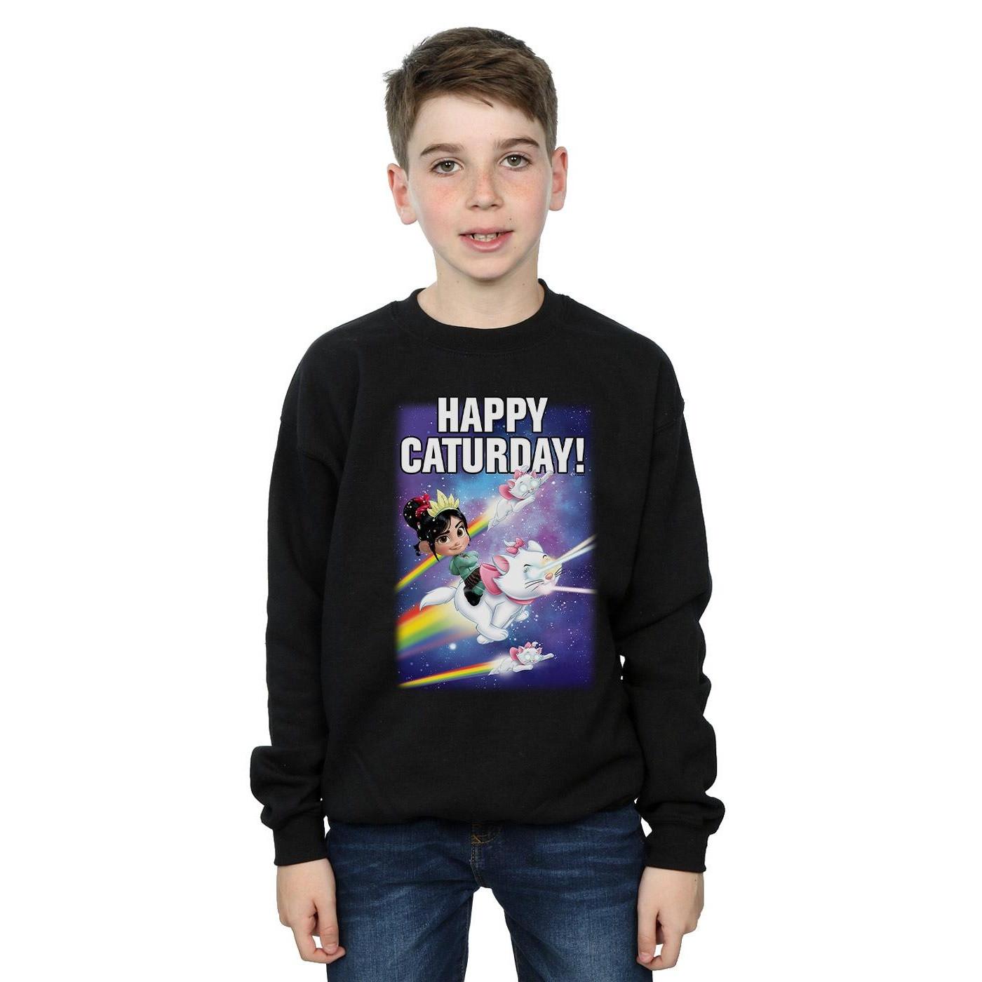 Disney Wreck It Ralph Happy Caturday Sweatshirt