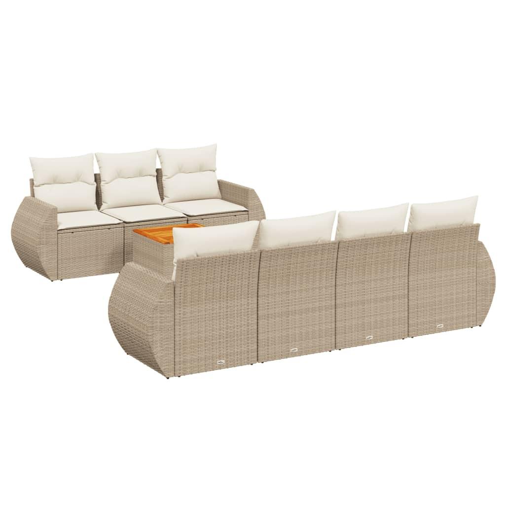 VidaXL Garten sofagarnitur poly-rattan