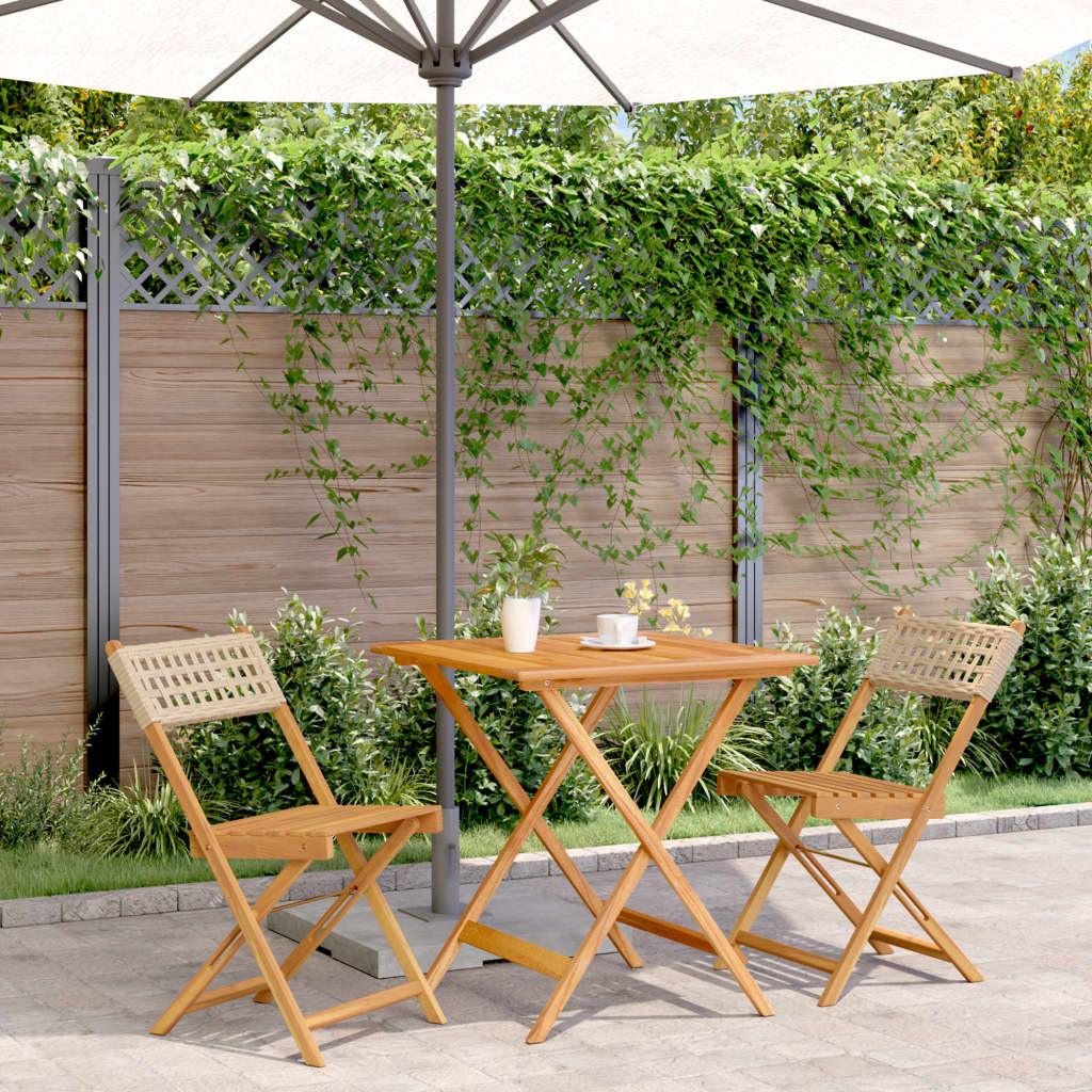 VidaXL Bistro set akazienholz