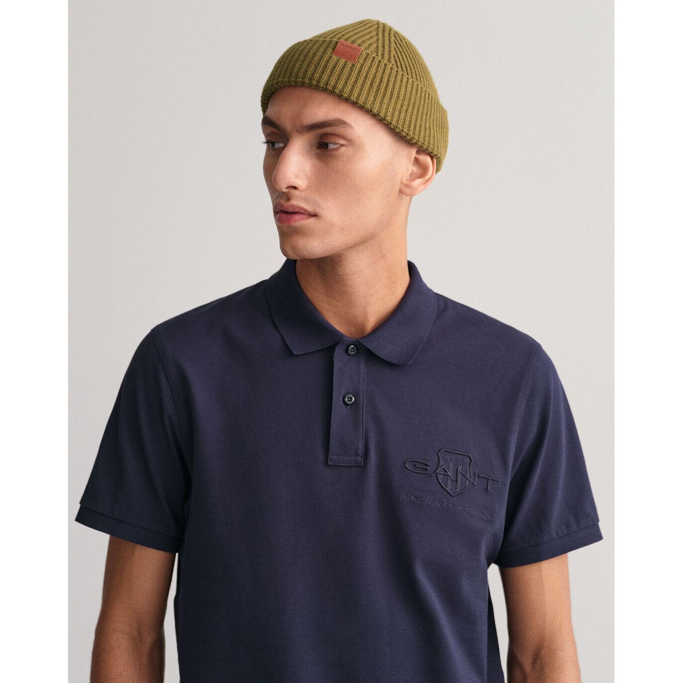 GANT Regular Tonal Hield Polo Shirt