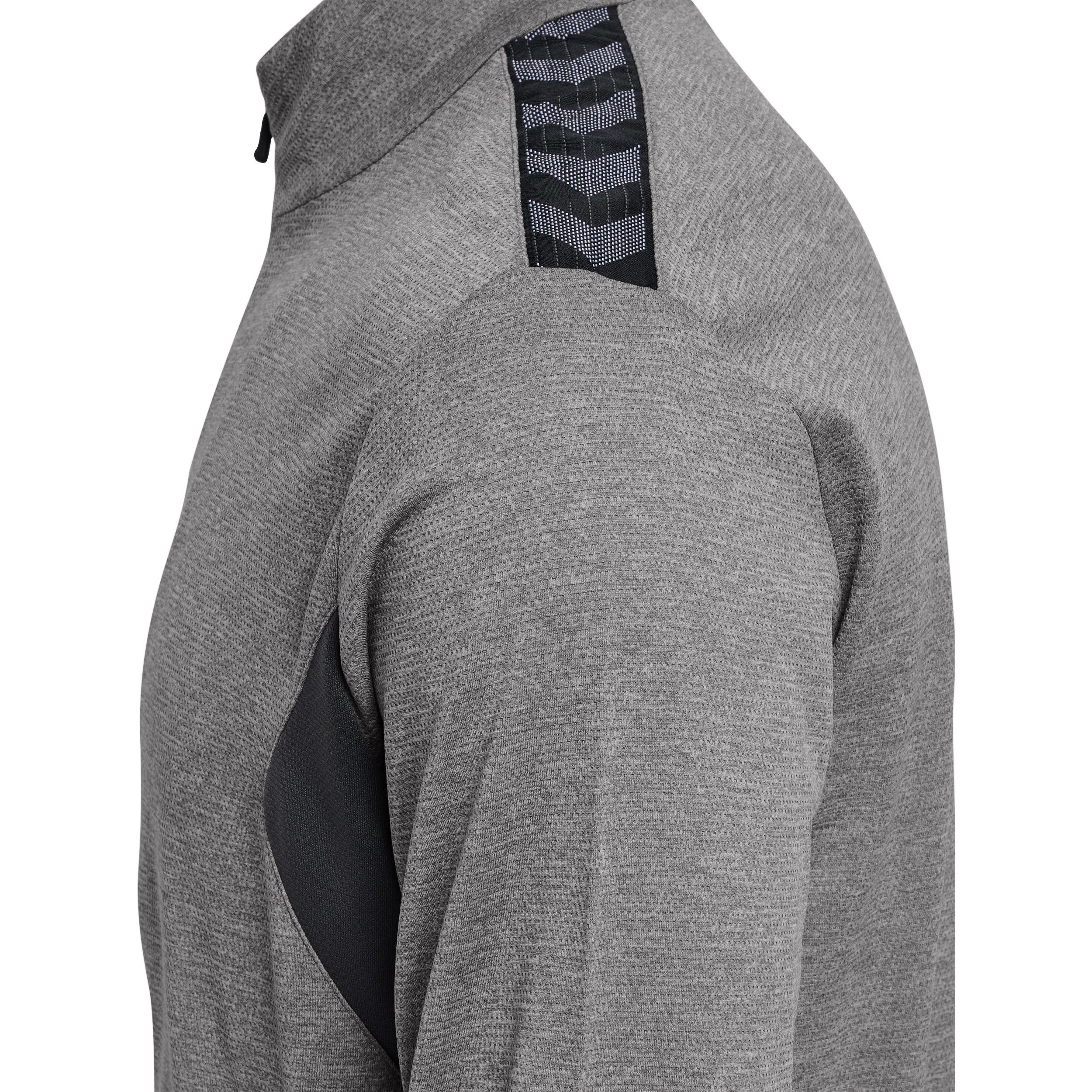 Hummel sweatjacke mit reißverschluss aus polyester authentic