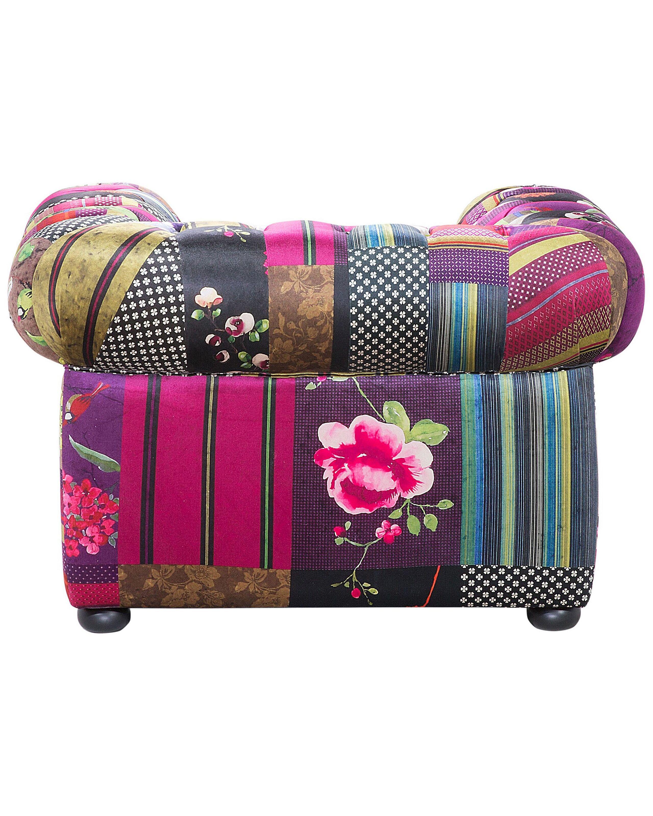 Beliani Sessel aus Polyester Boho CHESTERFIELD